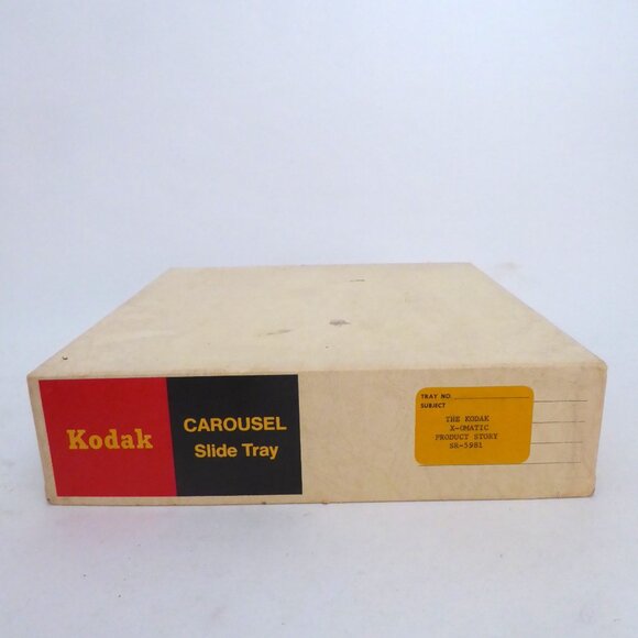 VINTAGE KODAK SLIDE TRAY CAROUSEL IN BOX HOLDS 80 SLIDES USED - Picture 6 of 9